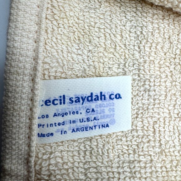 Vtg Cecil Saydah Christmas Partridge Kitchen Towels W/ Red Plaid Trim Set Of 2 - Picture 6 of 12